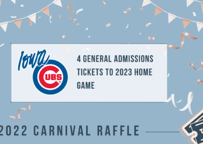 Iowa Cubs 4 General Admission Tickets to 2023 Home Game