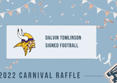 Minnesota Vikings Dalvin Tomlinson Signed Football